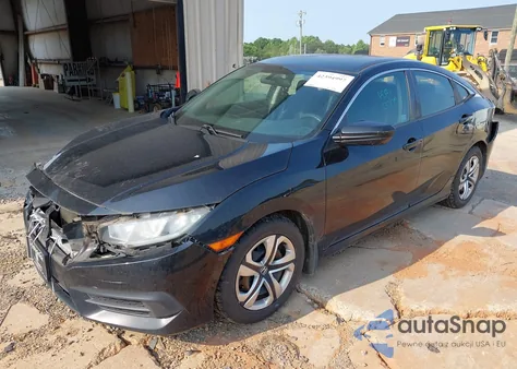 2016 Honda Civic Lx из США, поврежденный, VIN 19XFC2F54GE074328
